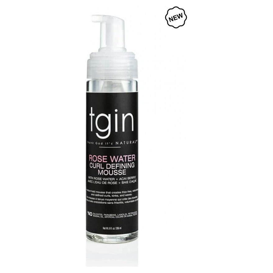 TGIN Health & Beauty Tgin Rose Water Curl Defining Mousse 8oz