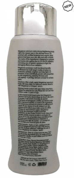 Unique+ Megatoner Brightening Body Milk 500ml | gtworld.be 