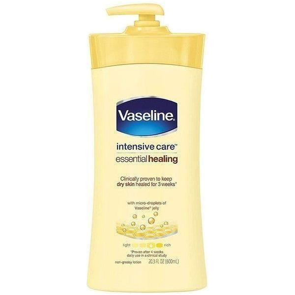 Vaseline Health & Beauty 600ml Vaseline Intensive Care Essential Healing Lotion 600ml/400ml/725ml