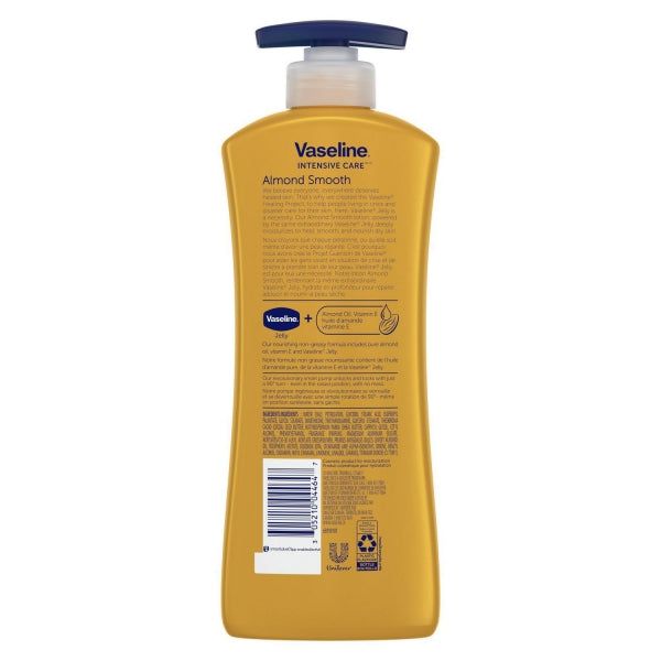 Vaseline Intensive Care Almond Smooth Lotion 20.3 Oz | gtworld.be 