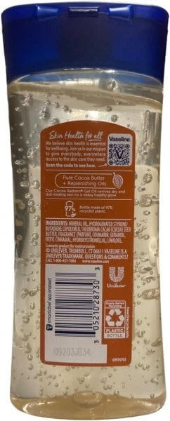 Vaseline Vaseline Intensive Care Cocoa Radiant Body Gel Oil 6.8 oz