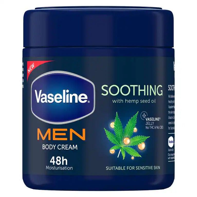 Vaseline Vaseline Men Soothing Body Cream 400ml
