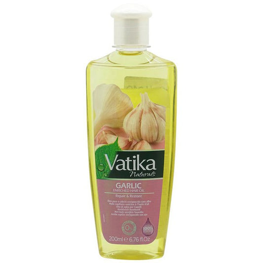 Vatika Naturals Knoblauch-angereichertes Haaröl 200ml | gtworld.be 