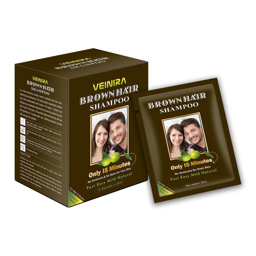 Veinira Hair Color Shampoo 10 Packs of 25ml | gtworld.be 