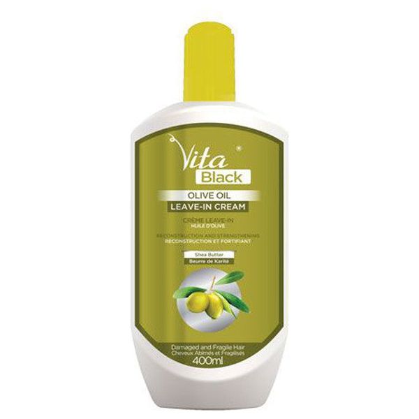 Vita Black Health & Beauty Vita Black Olive Oil Leave-In Cream 400Ml