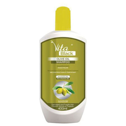 Vita Black Health & Beauty Vita Black Olive Oil Shampoo 400Ml