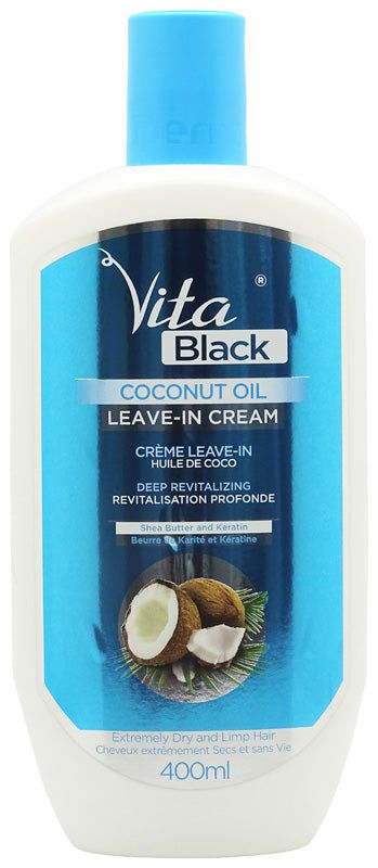Vita Black Vita Black Coconut Oil Leave-In Cream 400ml  