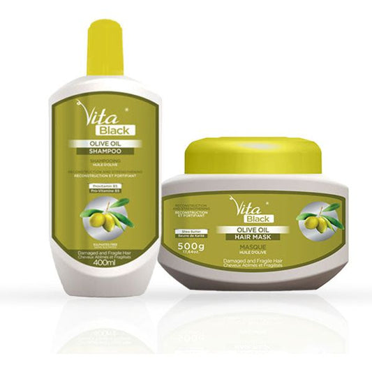 Vita Black Vita Black Hair Olive Oil Bundle