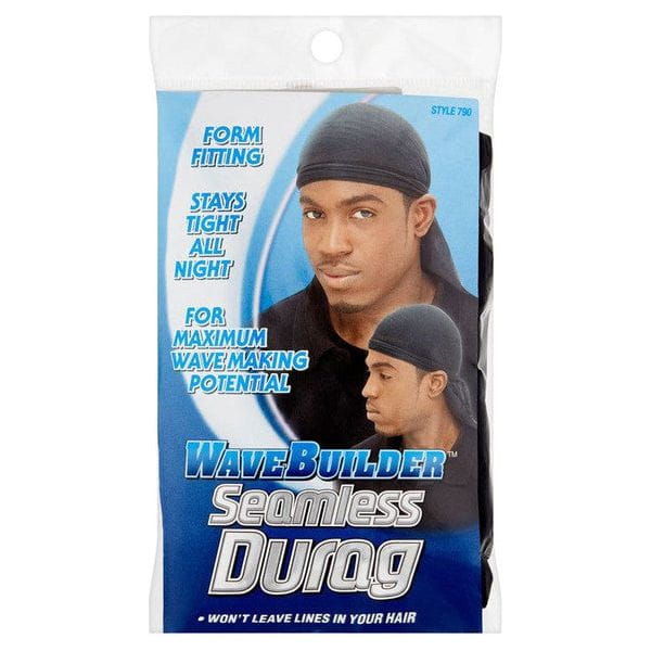 WaveBuilder Health & Beauty WaveBuilder Seamless Wave Durag - Black