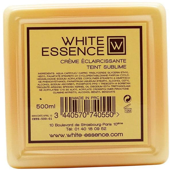 White Essence Health & Beauty White Essence Transparence Lightening Cream Body Care 500ml