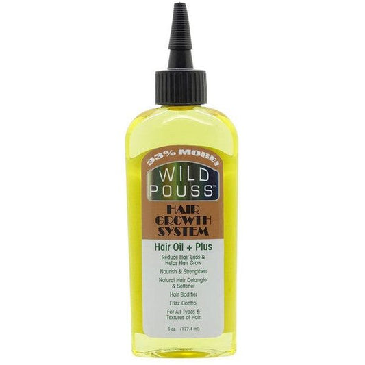 Wild Pouss Health & Beauty Wild Pouss Hair Growth System Hair Oil + Plus 177.4ml