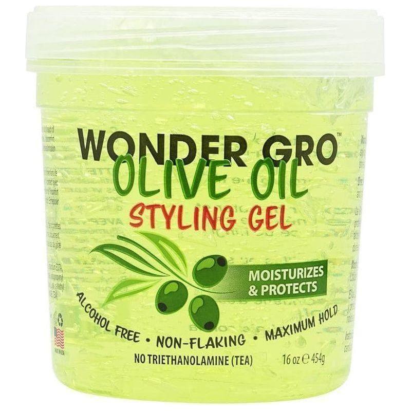 Wonder Gro Health & Beauty #454g Wonder Gro Olive Oil Styling Gel 454/907g