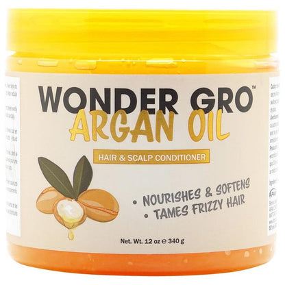 Wonder Gro Health & Beauty Wonder Gro Argan Oil Hair & Scalp Conditioner 340g