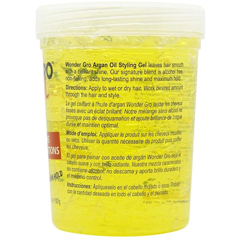 Wonder Gro Health & Beauty Wonder Gro Argan Oil Styling Gel