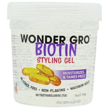 Wonder Gro Health & Beauty Wonder Gro Biotin Styling Gel 454g