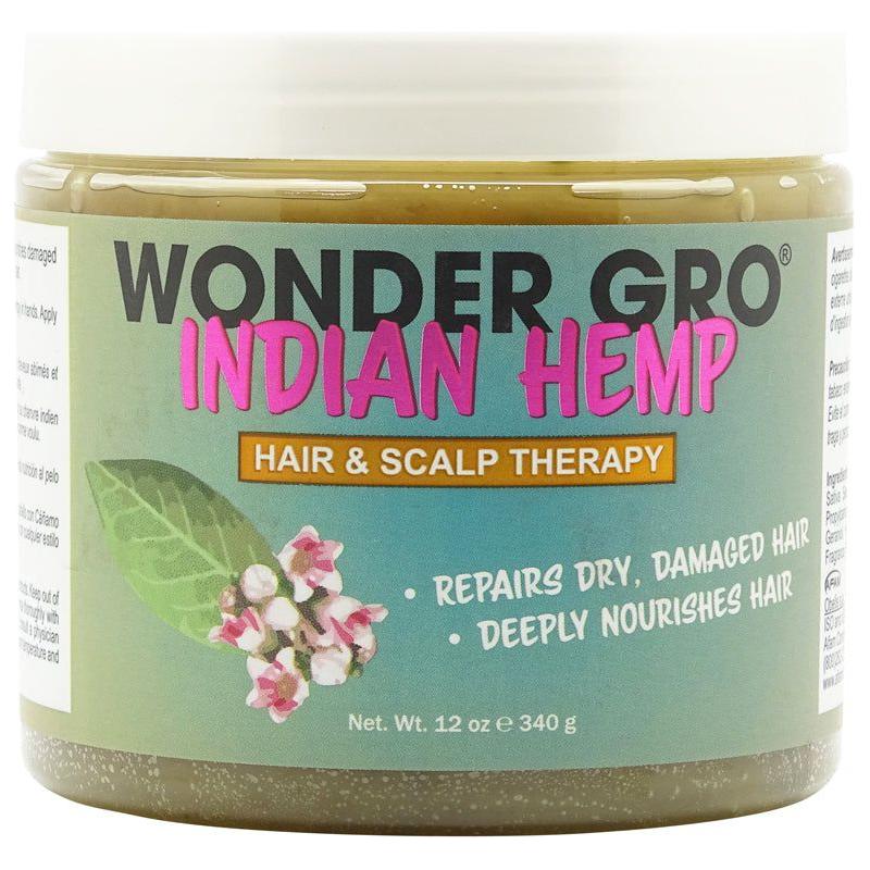 Wonder Gro Health & Beauty Wonder Gro Indian Hemp Hair & Scalp Therapy 340g