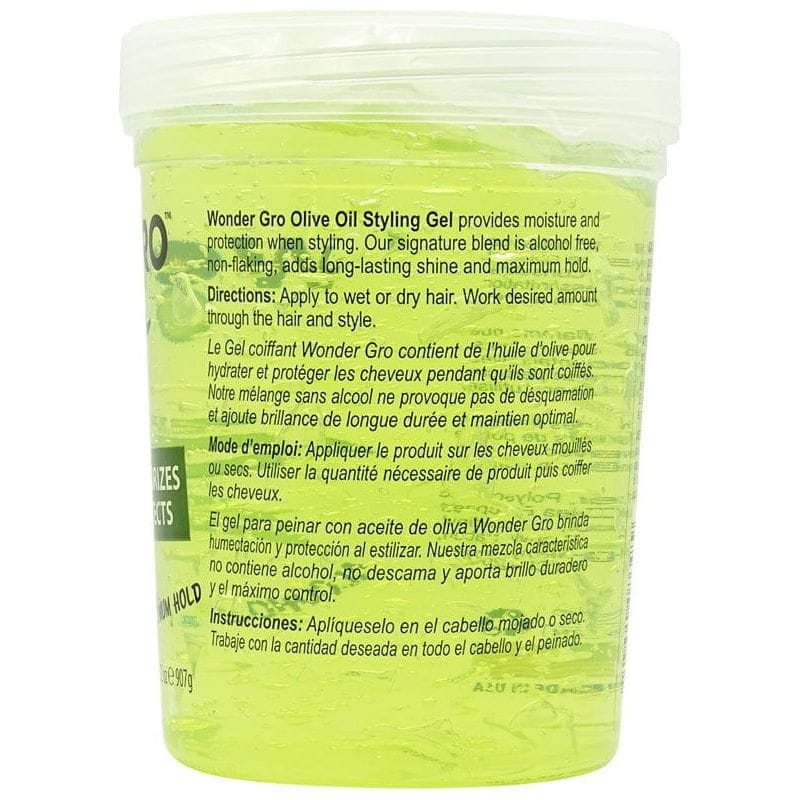 Wonder Gro Health & Beauty Wonder Gro Olive Oil Styling Gel