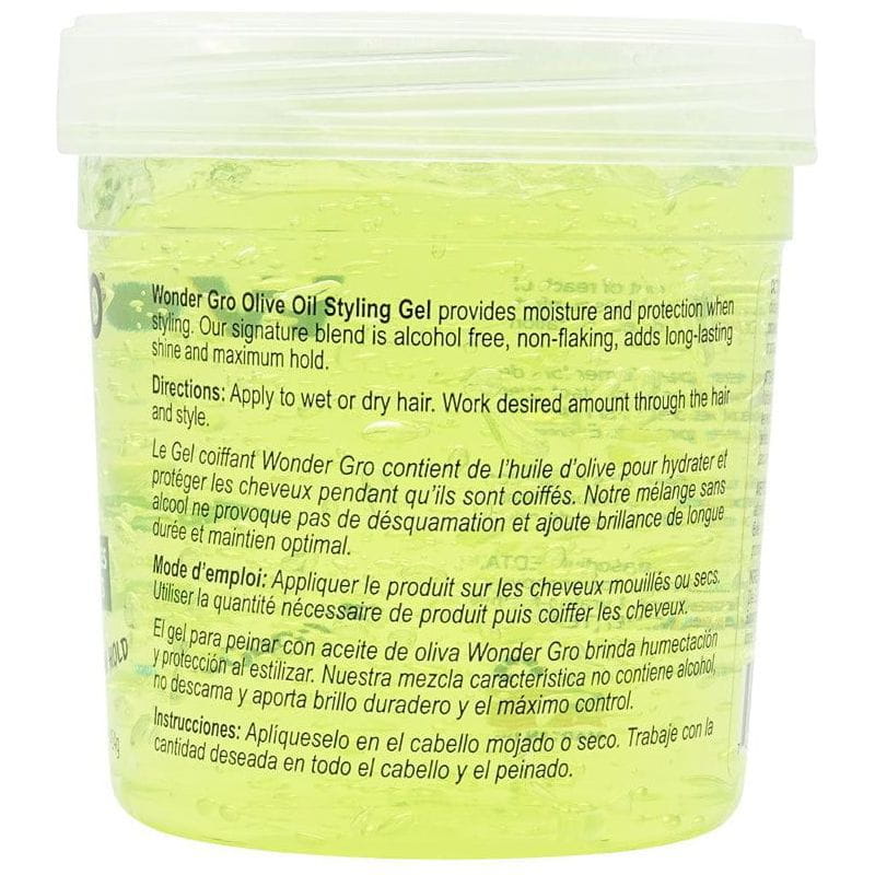 Wonder Gro Health & Beauty Wonder Gro Olive Oil Styling Gel 454g