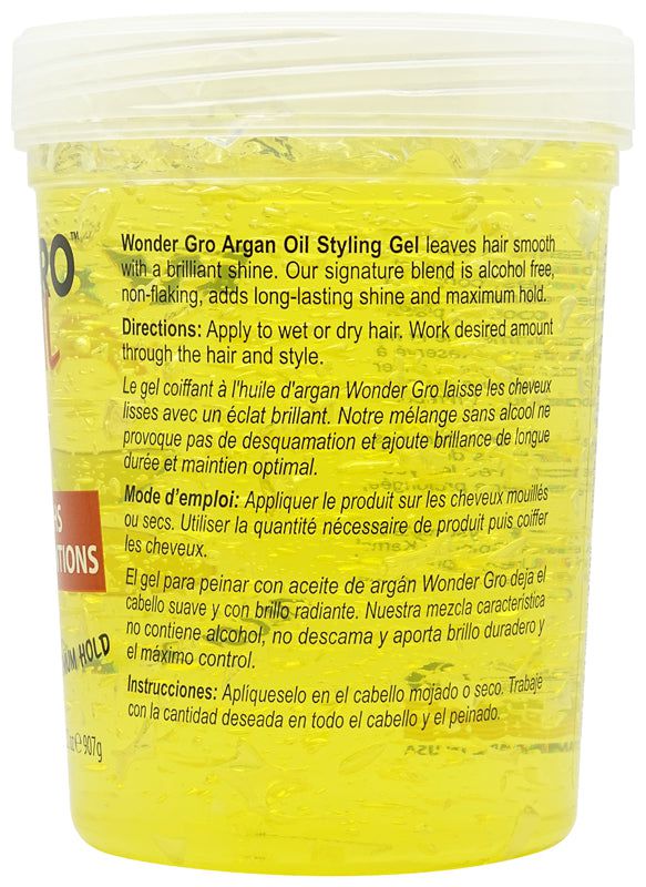 Wonder Gro Wonder Gro Argan Oil Styling Gel 907g