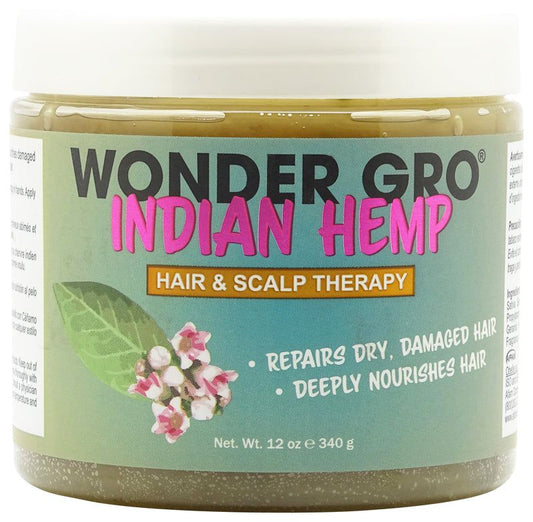 Wonder Gro Wonder Gro Indian Hemp Hair & Scalp Therapy 340g