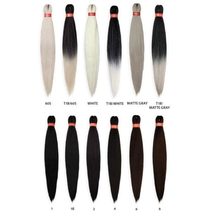 X-Pression 2x Pre Stretched Ultra Braid 46" (116cm) - Weight: 160-165g | gtworld.be 