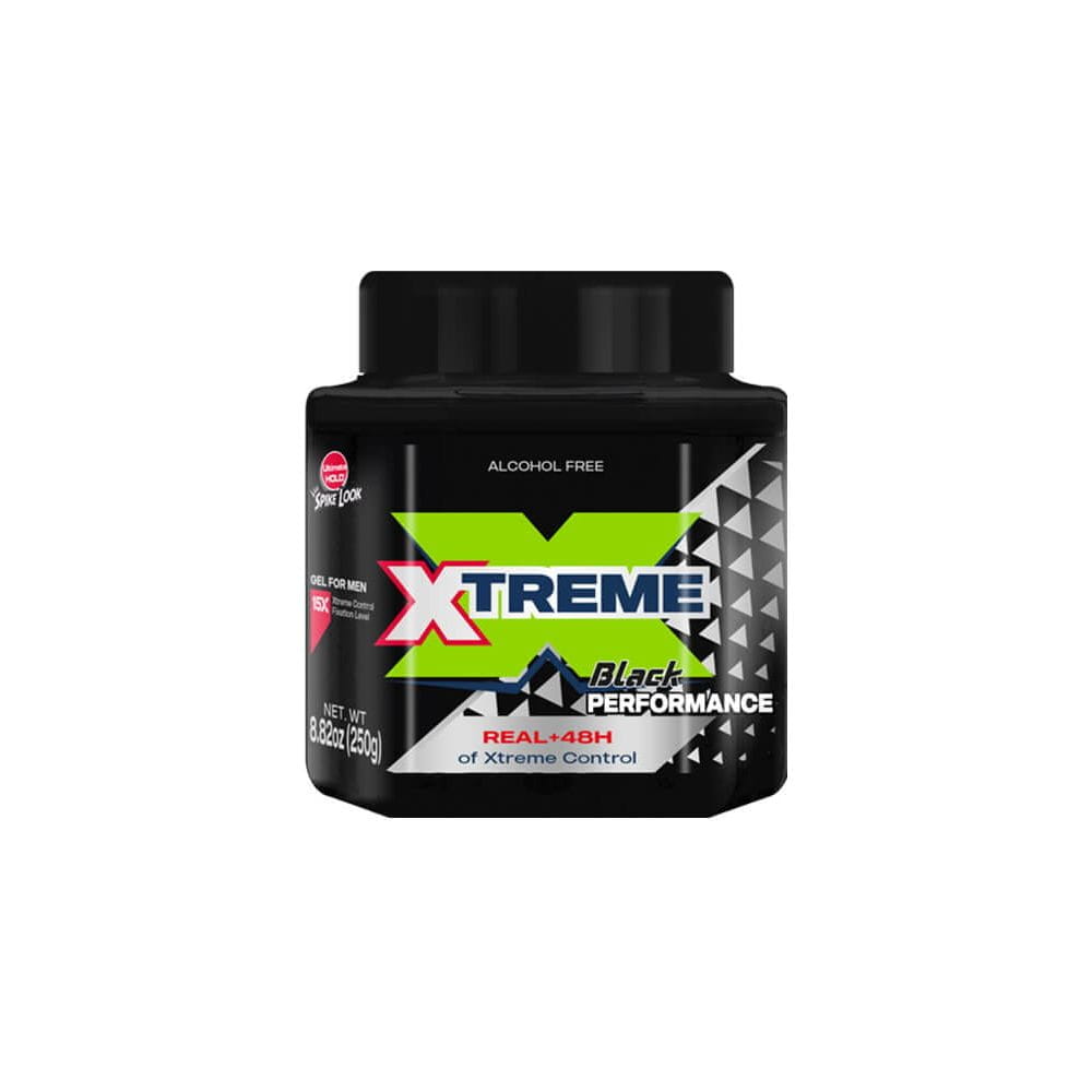 Xtreme Health & Beauty Xtreme Reaction UV Protection Hair Styling Gel Black Performance 8.82oz/250g