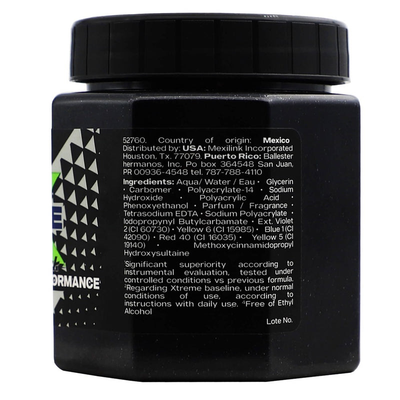 Xtreme Xtreme Reaction UV Protection Hair Styling Gel Black Performance 8.82oz/250g