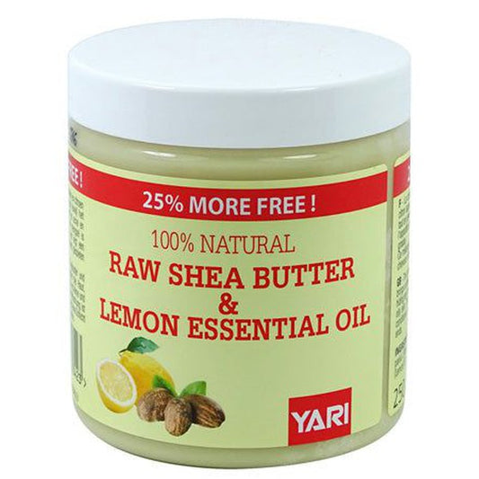 Yari 100% Natural Raw Shea Butter & Lemon Essential Oil 250ml | gtworld.be 