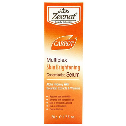 Zeenat Health & Beauty Zeenat Carrot Multiplex Skin Brightening Concetrated Serum 50G