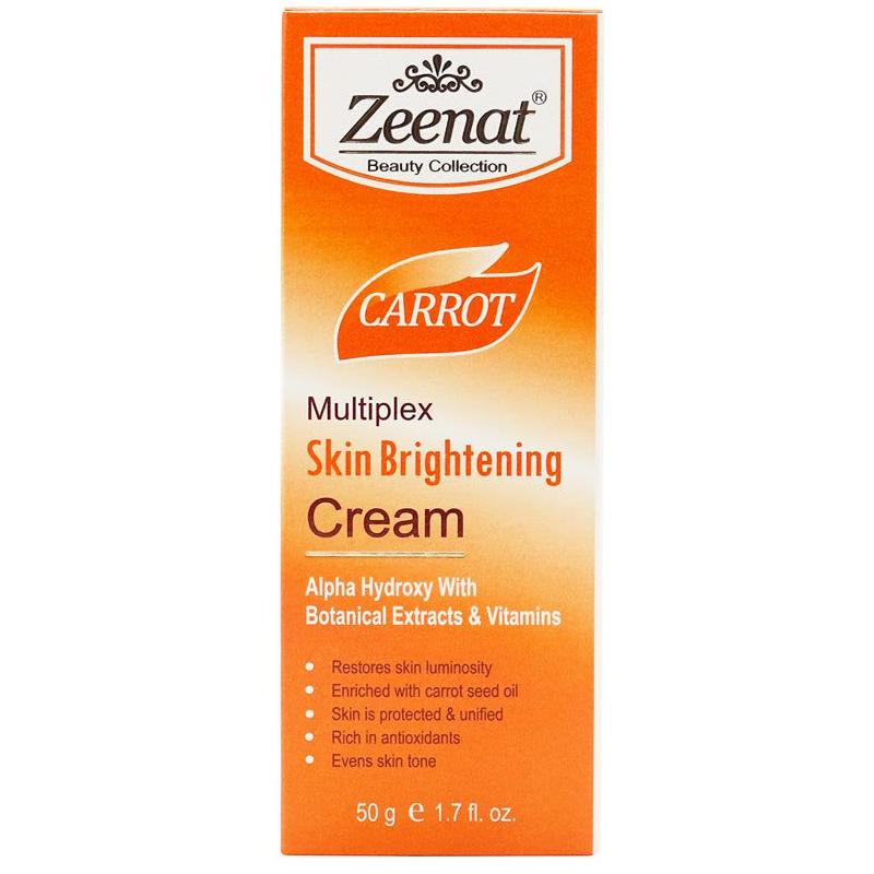 Zeenat Health & Beauty Zeenat Carrot Multiplex Skin Brightening Cream 50G