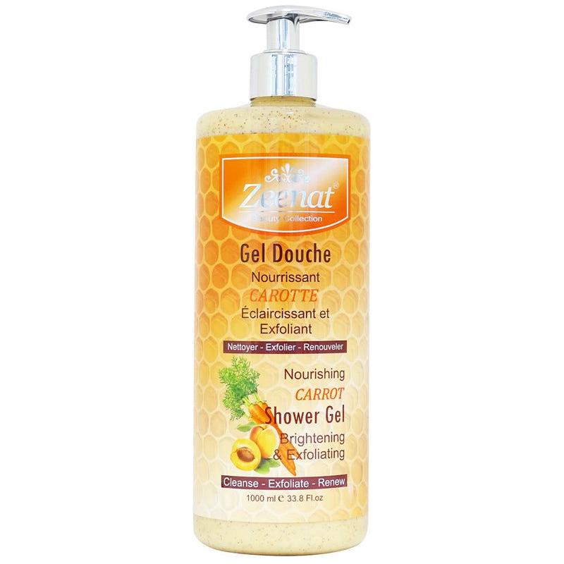 Zeenat Health & Beauty Zeenat Carrot Shower Gel Brightening & Exfoliating 1000ml