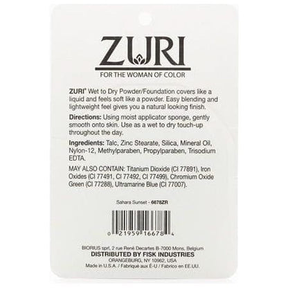 Zuri Health & Beauty Zuri Naturally Sheer Wet to Dry Powder/Foundation 11g