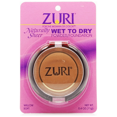 Zuri Health & Beauty Zuri Powder Foundation Willow Soft Zuri Naturally Sheer Wet to Dry Powder/Foundation 11g